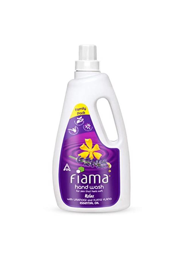 Fiama غسول اليدين المرطب ريلاكس، اللافندر واليلانغ يلانغ، عبوة إعادة تعبئة 1000 مل  - Image 2