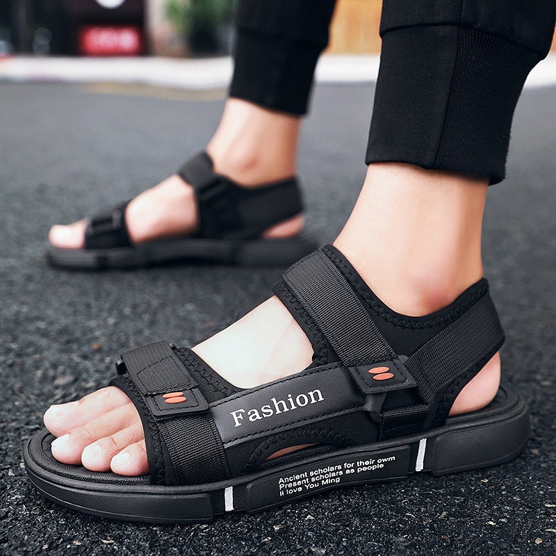 Summer Couple Parent-Child Sandals Large Size Korean Style Fashion Mesh Sandals And Slippers Students Wear Sports Beach Shoes - Image 5