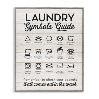 Stupell Industries Laundry Symbols Guide Typography Gray Framed Wall Art 16x20 MultiColor Design By Artist Lettered and Lined - pzsku/Z9372C57AF53A70DFD8CEZ/45/1750416579/6a6c6224-90c7-4f39-b8b9-9c19b929bcf6