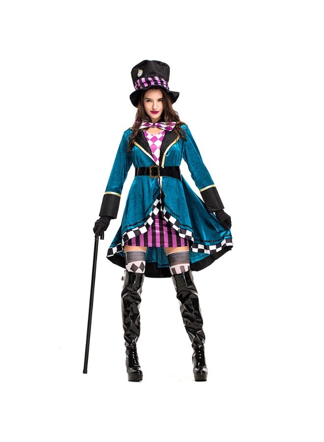 NIBEMINENT Women's Delightful Mad Hatter Costume Women
