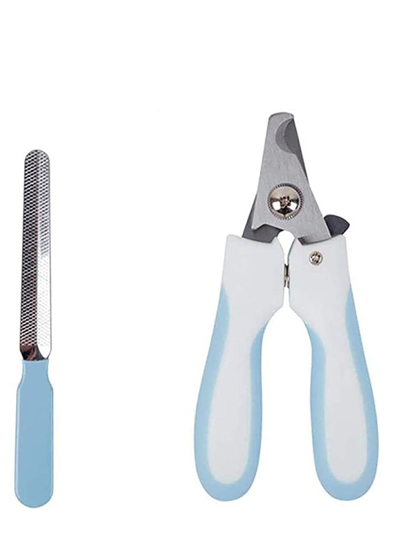 كاست ويف مقص أظافر احترافي للقطط والكلاب ، مقص أظافر من الفولاذ المقاوم للصدأ للقطط الصغيرة والمتوسطة للعناية بالقطط في المنزل ، ملف أظافر واحد متضمن - Image 1