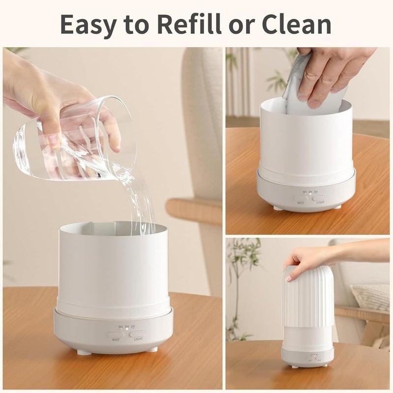 Lullaxx Aromatherapy Diffusers，Essential Oil Diffuser,humidifier Home essential oil aromatherapy with Auto Shut-Off Function for Office Home bedroom living room (warm colour,250ml) - Image 5