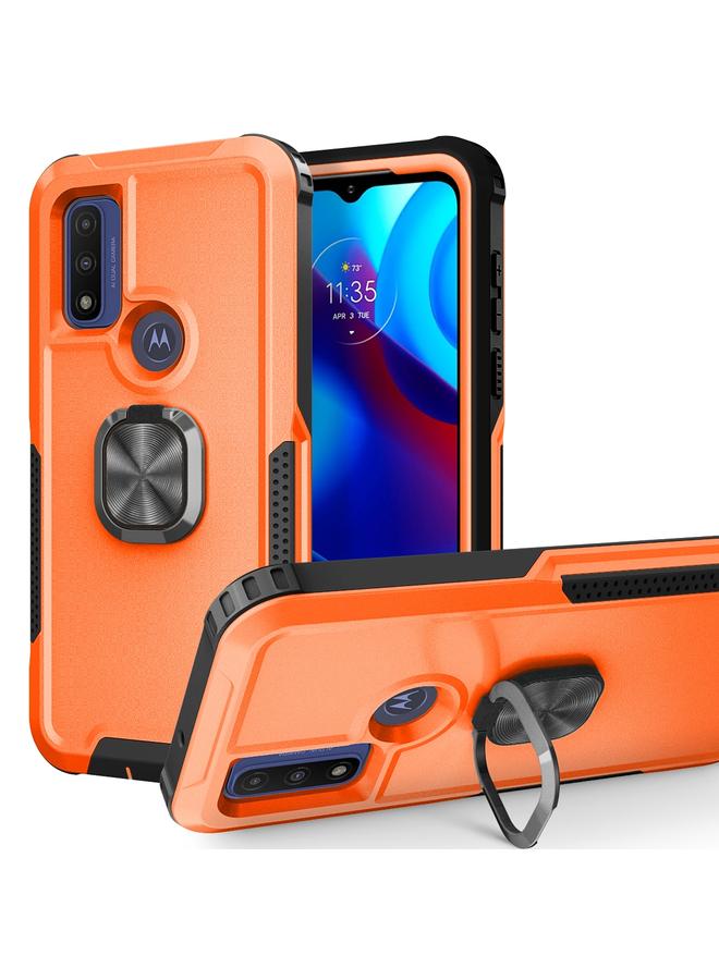 اس-توب جراب لهاتف Motorola Moto G Pure 3 في 1 مزود بحلقة من البولي كربونات + جراب هاتف TPU - Image 1