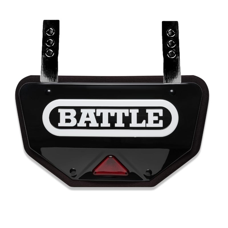 Battle Sports Defender Pro Football Back Plate Adult Youth Sizes EVA Foam Padding Black Adult - Image 2