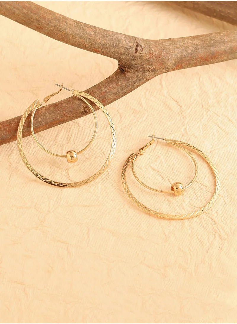 SOHI Party Hoop Earrings