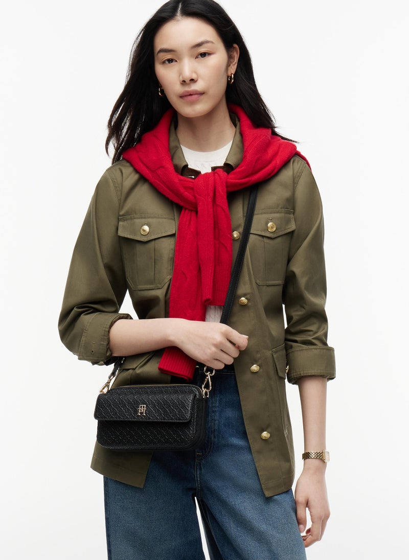 TOMMY HILFIGER Hilfiger Icon Debossed Crossbody Camera Bag - Image 2