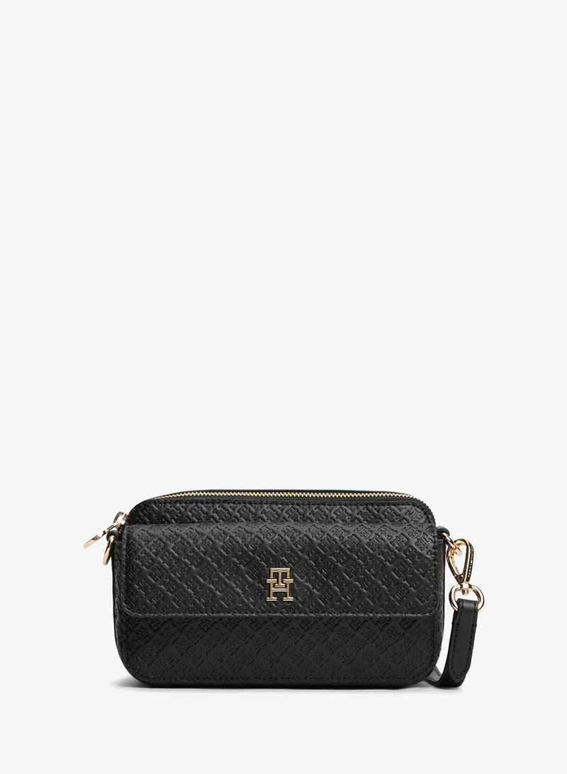TOMMY HILFIGER Hilfiger Icon Debossed Crossbody Camera Bag - Image 1
