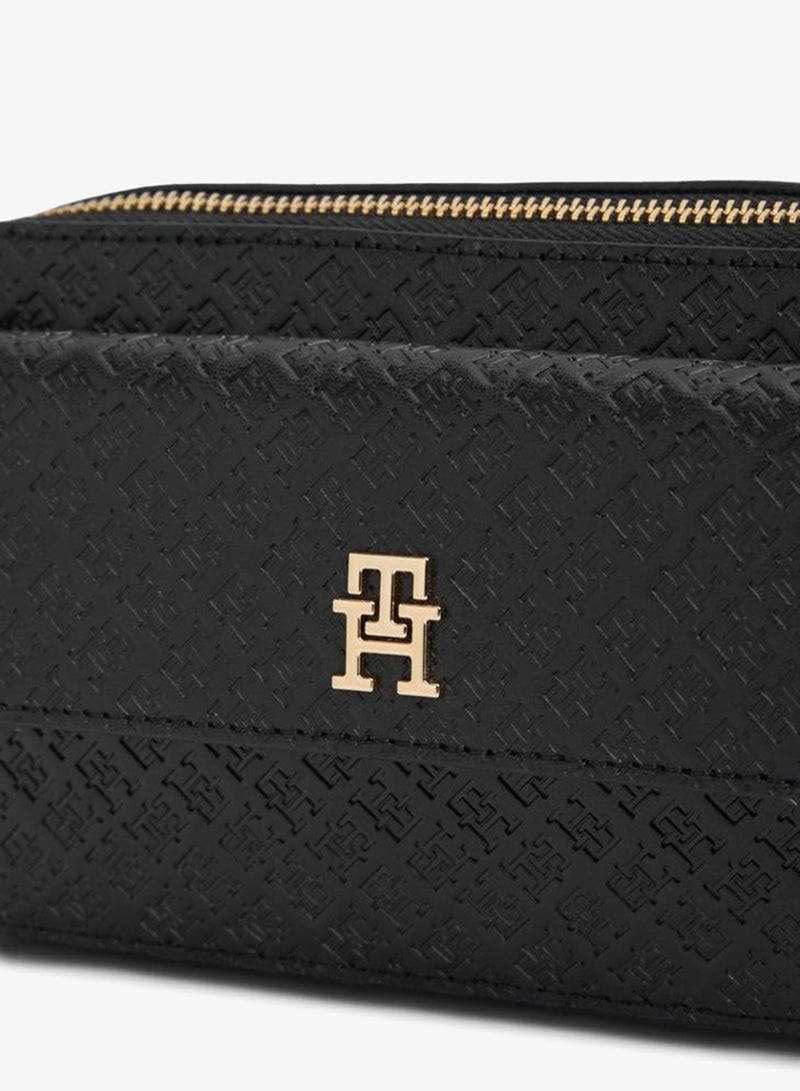 TOMMY HILFIGER Hilfiger Icon Debossed Crossbody Camera Bag - Image 3