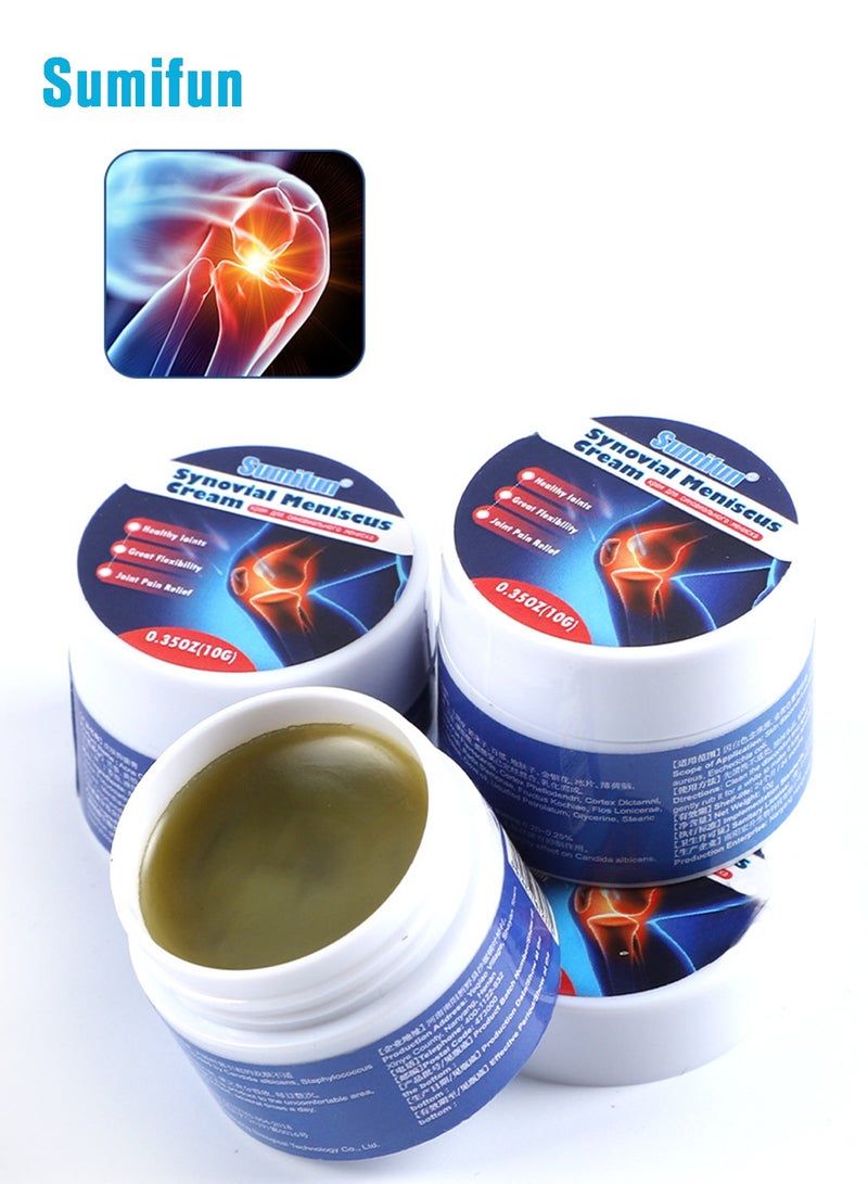 سوميفون مرهم Sumifun (3 قطع) أنبوبي لتخفيف آلام المفاصل لإصابات الغضروف المفصلي والتهاب المفاصل، كريم علاج العضلات والمفاصل جل بارد سريع الامتصاص - Image 4