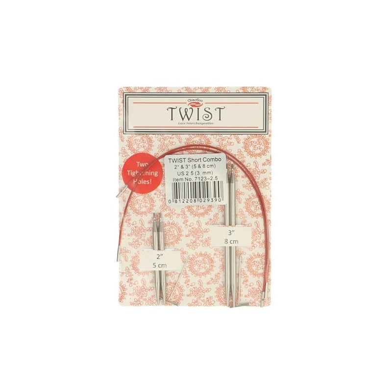 ChiaoGoo ChiaoGoo Twist Lace Short Combo Pack 58cm 300mm  1pc
