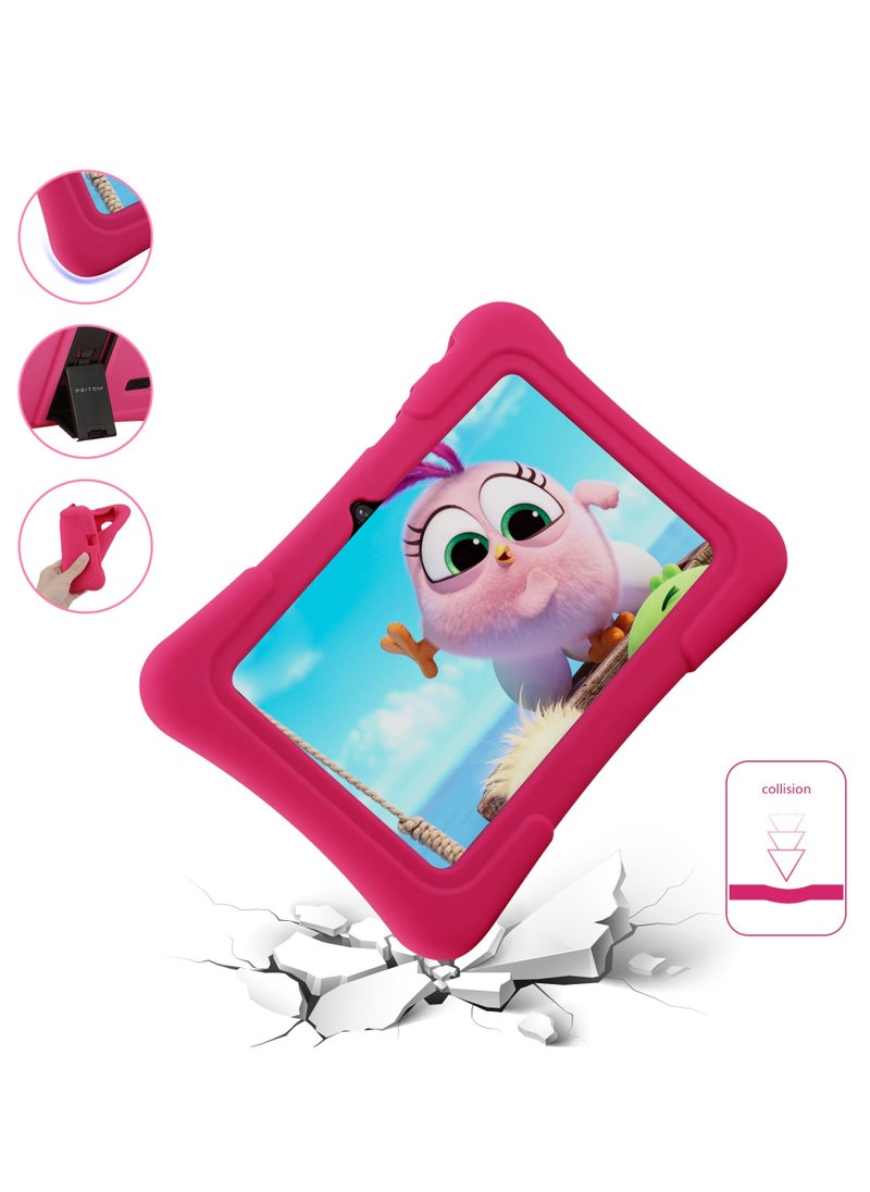 Generic - 7" HD Smart Tablet PC Kids Tablet 5000mah Battery Kids Tablet Wifi Tablet For Kids 8 GB Rom Kids Tablet Wifi Bluetooth Dual Camera Educational Games Tablet With Shockproof Case - Image 1