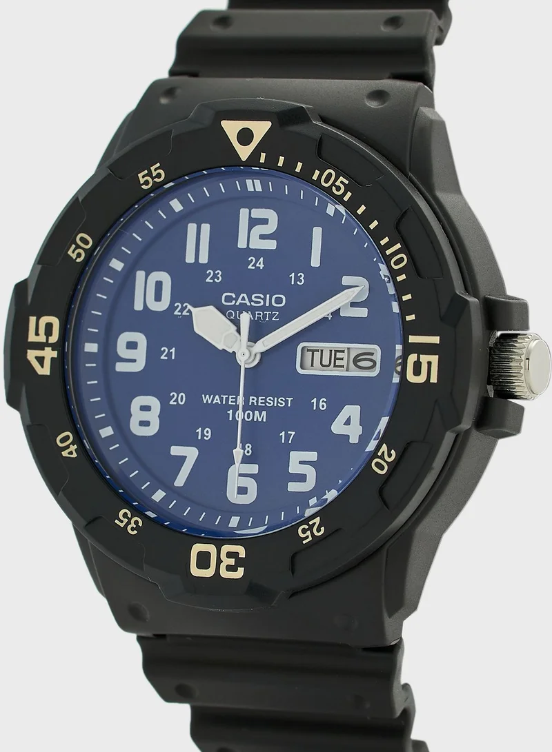 CASIO Silicone Strap Analog Watch