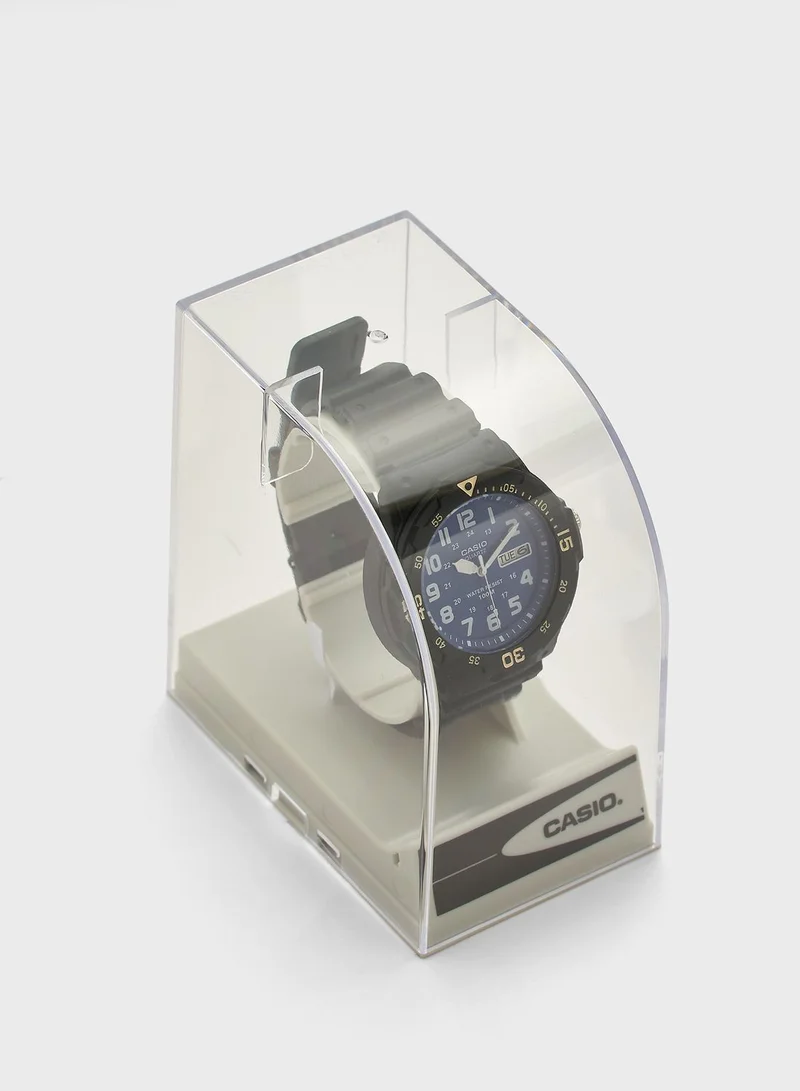 CASIO Silicone Strap Analog Watch