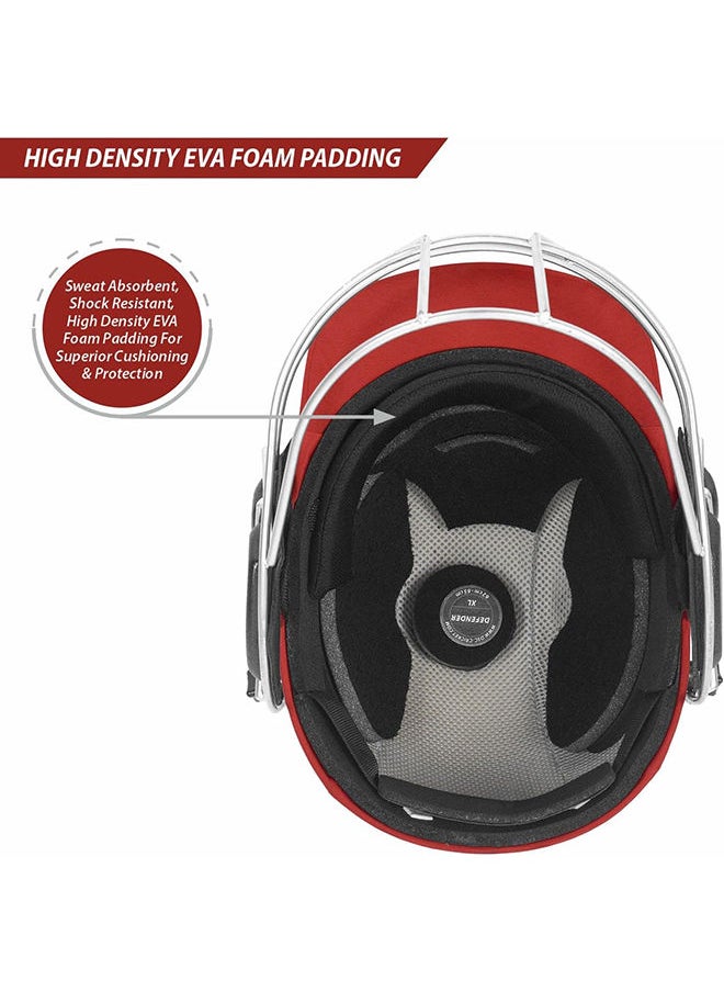 DSC Defender Cricket Helmet | For Men & Boys | Adjustable Steel Grill | Back Support Strap | Lightweight  - Image 2