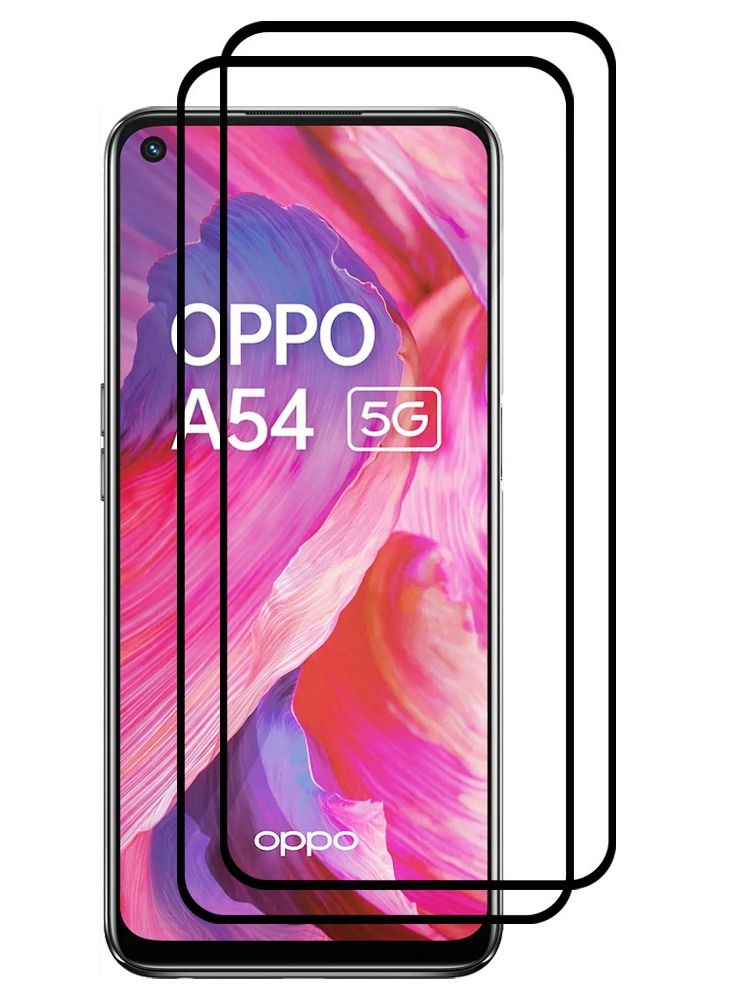 CATANES 2 Pack For Oppo A54 5G Screen Protector Tempered Glass Full Glue Back - Image 2