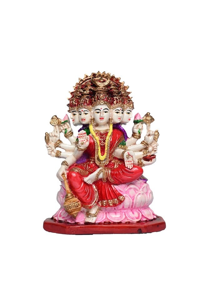 KariGhar® Gayatri Devi Idol for Home | Living Room | Puja Room | Housewarming | Gifting & Decoration (Multicolor) - Image 2