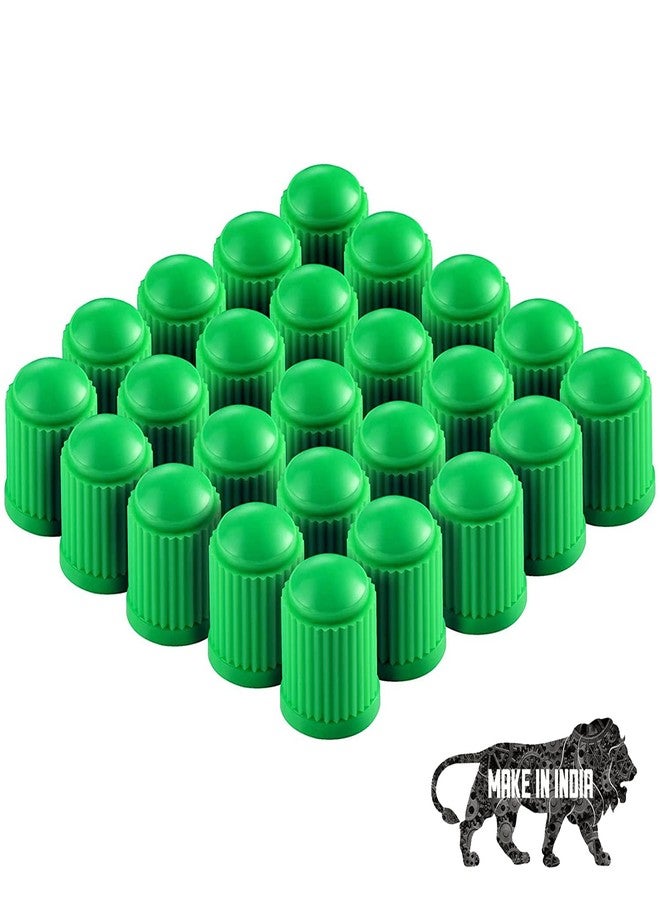 AUTOFRILL 200 Pcs Car Wheel Universal Tire Stem Covers for Cars, SUVs, Bike and Bicycle, Trucks, Motorcycles Heavy-Duty Valve Cap Stem Air Valve Caps (Pack of 200, Green) - Image 1