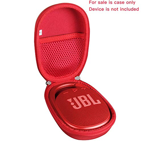 Hermitshell Hard Travel Case for JBL Clip 4 / JBL Clip 5 Portable Mini Bluetooth Speaker (Red) - Image 2