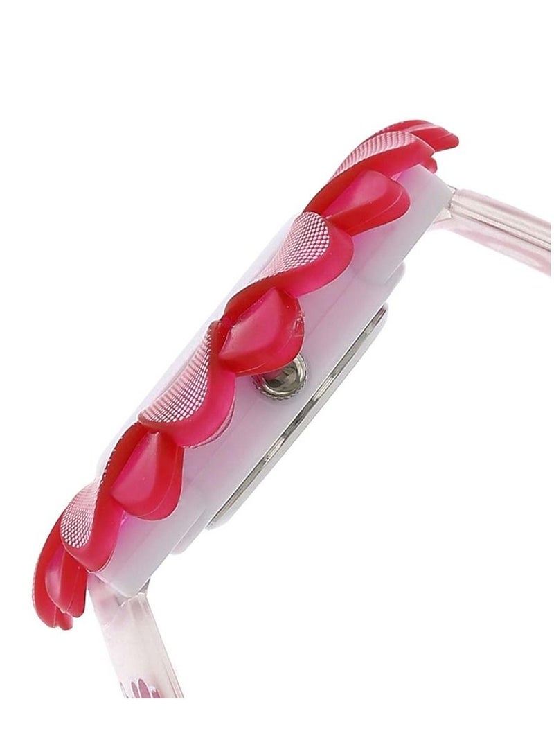 Zoop Silver Dial Watch with Plastic Case