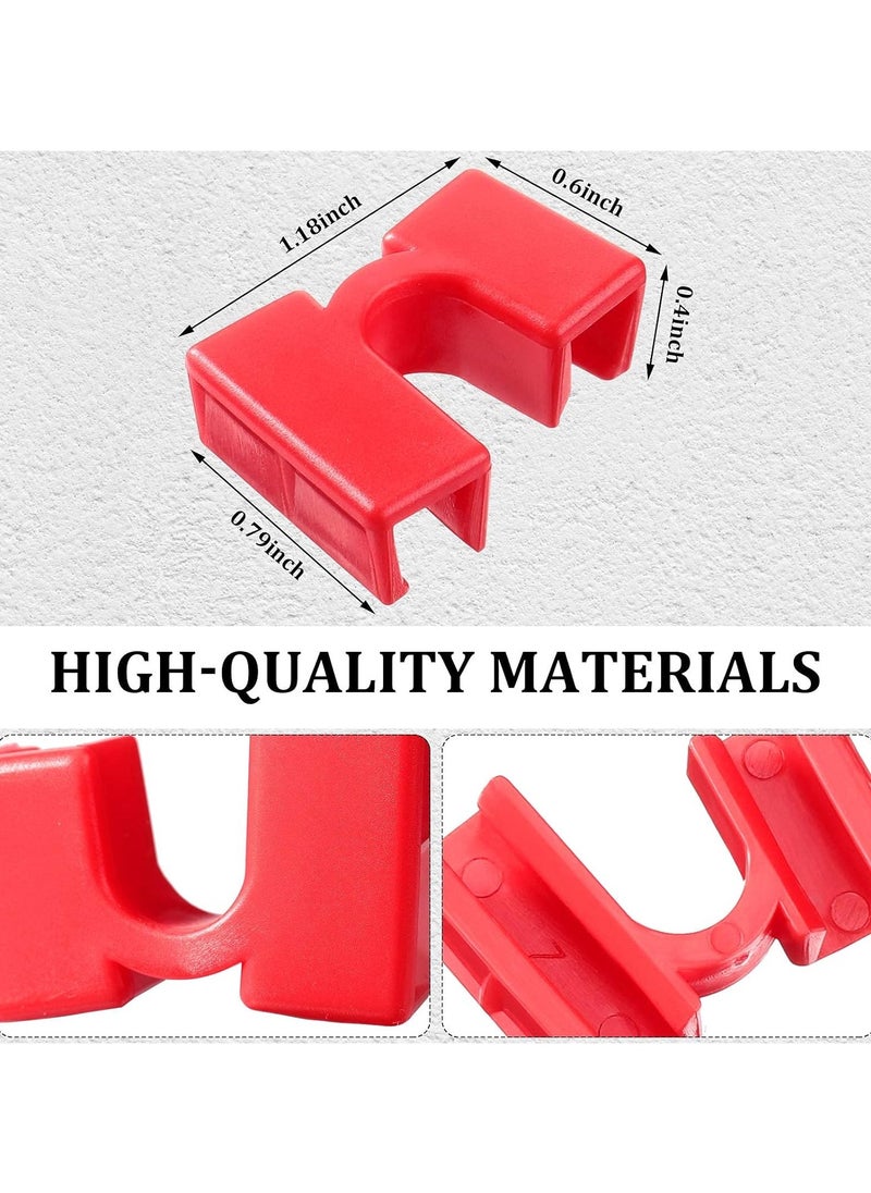 Chopstick Helpers 10 Pieces Reusable Chopstick Helpers Training Chopsticks BPA Free POM Fon-Toxic Non-Slippery for Many Age, Beginner, Trainers or Learner, Left or Right Hand RED