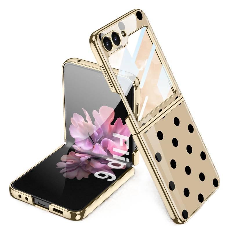 Cover Protective , Polka Dot PC , , for Samsung Galaxy Z Flip 6 for Work and School - Image 1