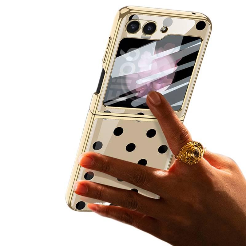 Cover Protective , Polka Dot PC , , for Samsung Galaxy Z Flip 6 for Work and School - Image 3