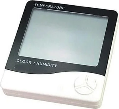 5 دي ام Alarm Humidity Meter Thermometer with LCD Screen Clock Display that Can Measure Indoor and Outdoor Temperature