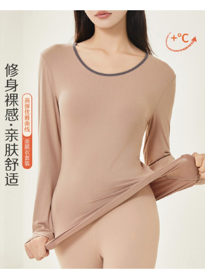 Fenton round Neck Thermal Underwear For Women, Warm Winter Lingerie Set - Image 1