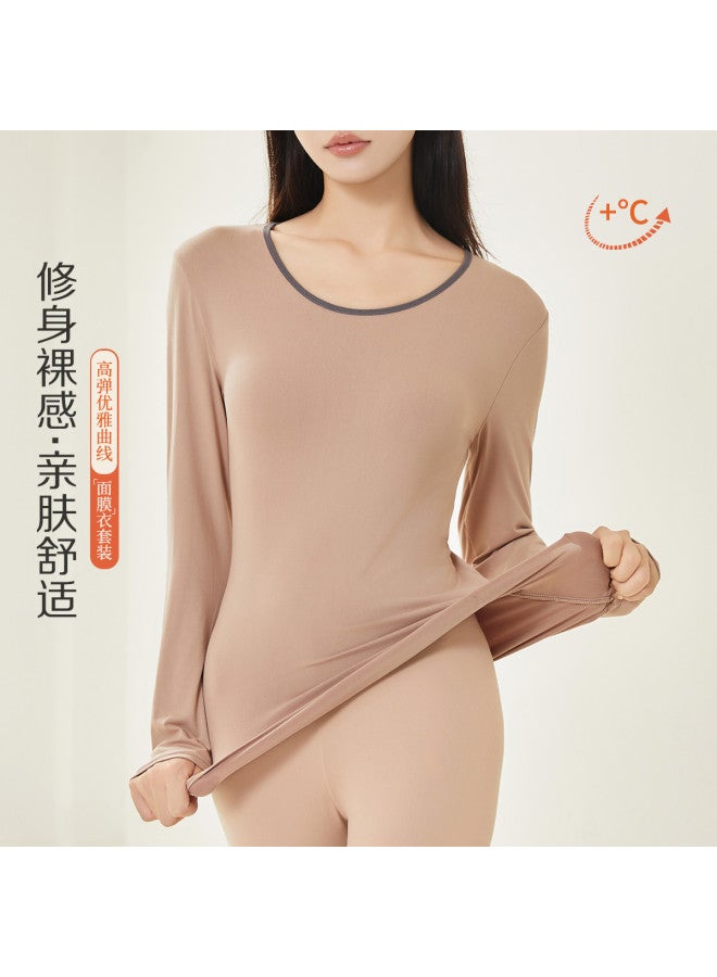 Fenton round Neck Thermal Underwear For Women, Warm Winter Lingerie Set - Image 2