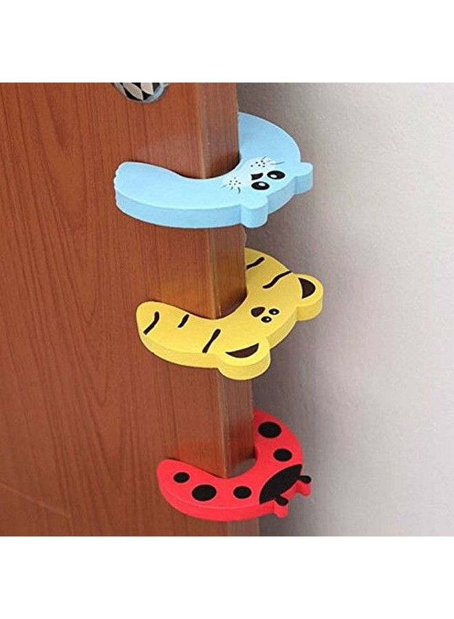 Orcoa Finger Pinch Foam Door Guard Stopper Prevent Finger Pinch Injuries(Random Designs) (Pack Of 3) - Image 3