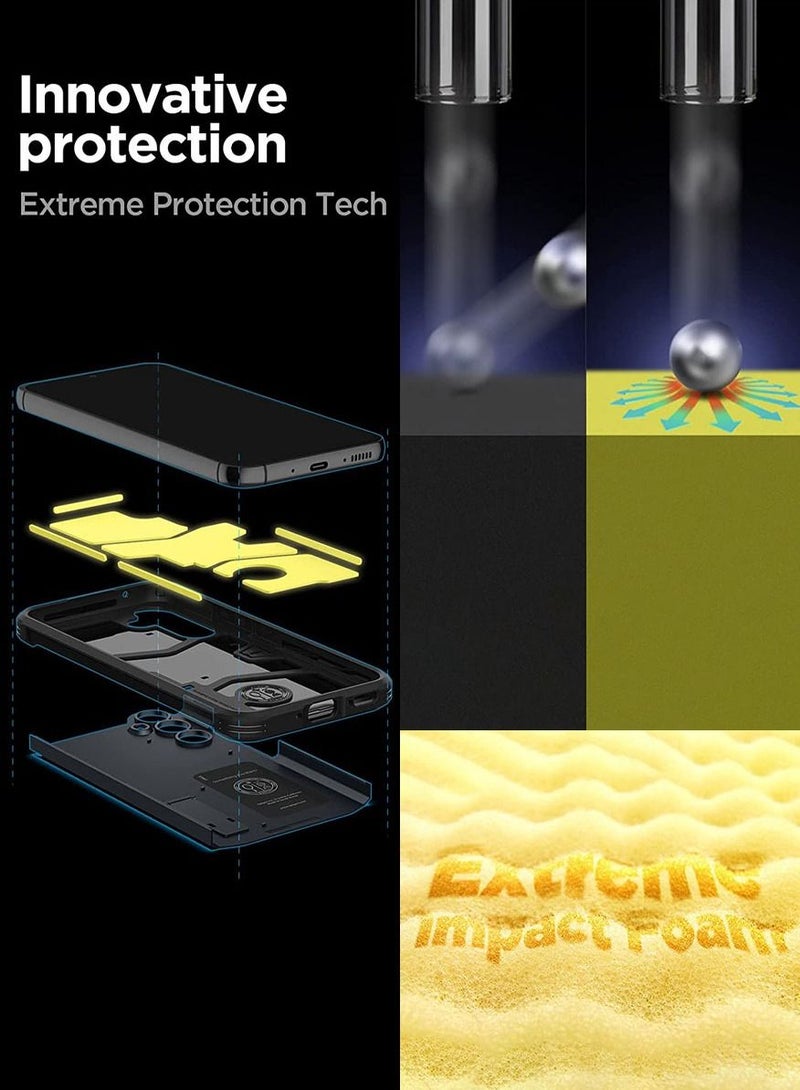 Spigen Tough Armor for Samsung Galaxy A54 5G Case Cover with Extreme Impact Foam - Metal Slate - Image 4