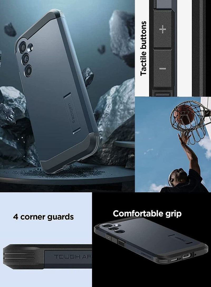 Spigen Tough Armor for Samsung Galaxy A54 5G Case Cover with Extreme Impact Foam - Metal Slate - Image 3