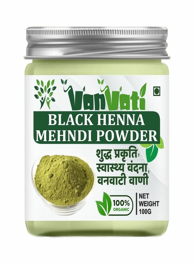 VANVATI Premium Black Henna Mehndi Powder - Natural Hair Coloring And Hair Care 100g - Image 1