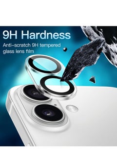 ELTRAZONE JETech Camera Lens Protector for iPhone 16 (6.1-Inch) – Case Friendly, Night Shot Compatible, HD Clear, 3-Pack  - Image 4