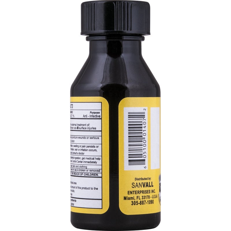 Sanar Naturals Gentian Violet, 1 fl oz - Violeta de Genciana - Tincture of Violet 1% First Aid Antiseptic - Image 2