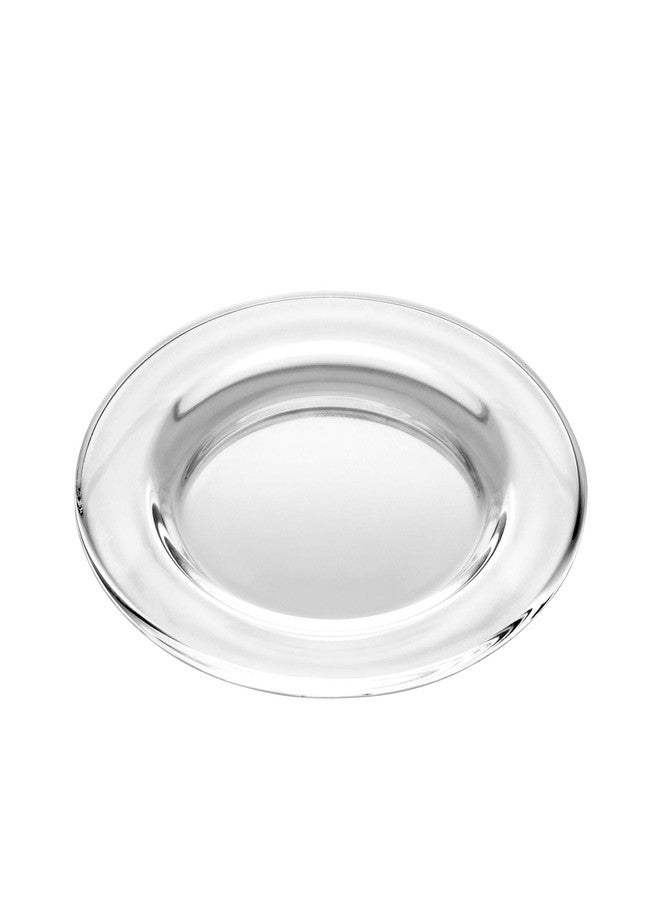 بارسكي - جودة أوروبية - طقم من 6 أطباق - زجاج شفاف كلاسيكي - سلطة - حلوى - مقبلات - طبق - قطر 5.9 بوصة - صنع في أوروبا - Image 2