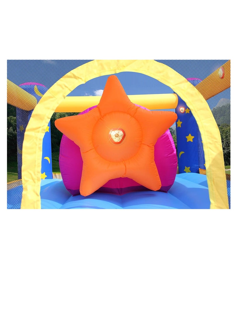 Happy Hop Fantasy Unicorn Inflatable Bouncer With Music Sounds - Image 3