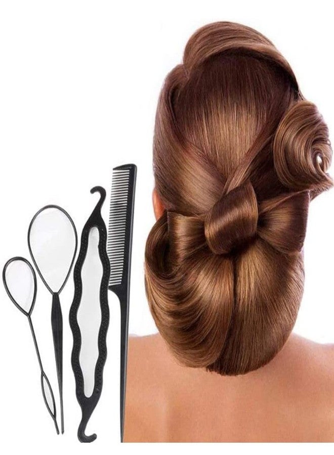 PALMATE Hair Accessories, Hair Styling Tools, Bun Maker Combo Offer With Best Prices (Combo of 10 Pcs) 3 hair donuts 3 Banana Puff Maker, 4 piece juda maker - Image 2