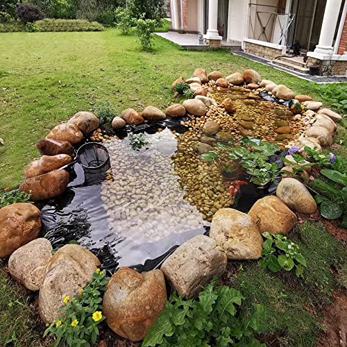 Adroiteet 10 x 15 FT Pond Liner, 20 Mil Fish Pond HDPE Liner, Pond Liners for Outdoor Ponds, Koi Ponds, Garden Fountain, Waterfall - Image 5