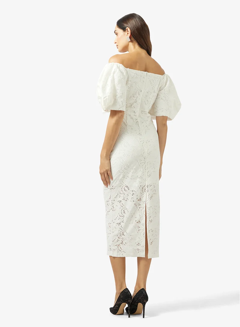 Ella Limited Edition Off Shoulder Shift Dress