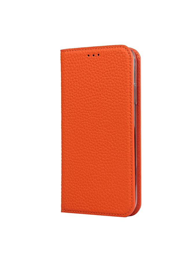 اس-توب جراب هاتف iPhone 11 Pro Max من الجلد الطبيعي من الليتشي - Image 2