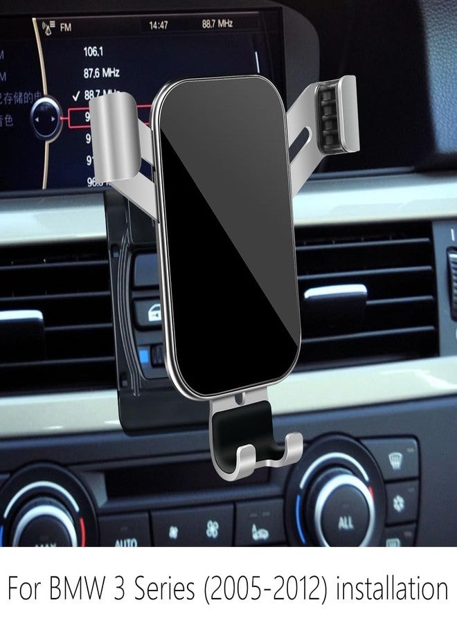 musttrue LUNQIN Car Phone Holder for BMW 3 Series 2005-2012 E90 E91 E92 E93 323 325i 328i 330i 335i 335d 328xi 335xi 325ci 330xi and BMW M3 2008-2013 Auto Accessories Cell Phones Mount Cellphone Mobile Cradle - Image 2