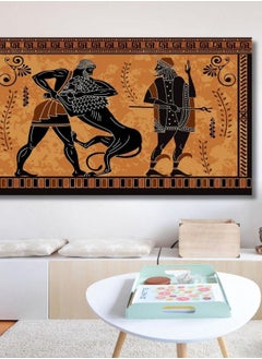 Generic Ancient Greek Warrior Canvas Ancient Ages Canvas Greek Antiquity Wall Art Decor Home Greek Mythology Greek Ancient, Handmade Christmas Gift  - Image 1