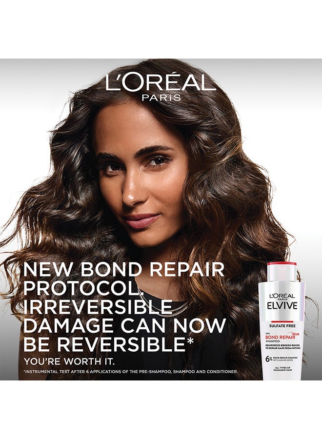 L'OREAL PARIS Elvive Bond Repair Rescue Pre-Shampoo 200ml + Shampoo 200ml + Conditioner 150ml - Image 2