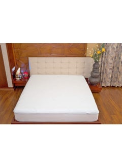 Pro Defend Pro Defend Single Knitted Tencel Fabric Ultra Soft Mattress Protector Offwhite 