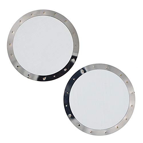TKMOS 2 Pack Replacement Metal Coffee Filters For Aeropress Coffee Makers - Image 1