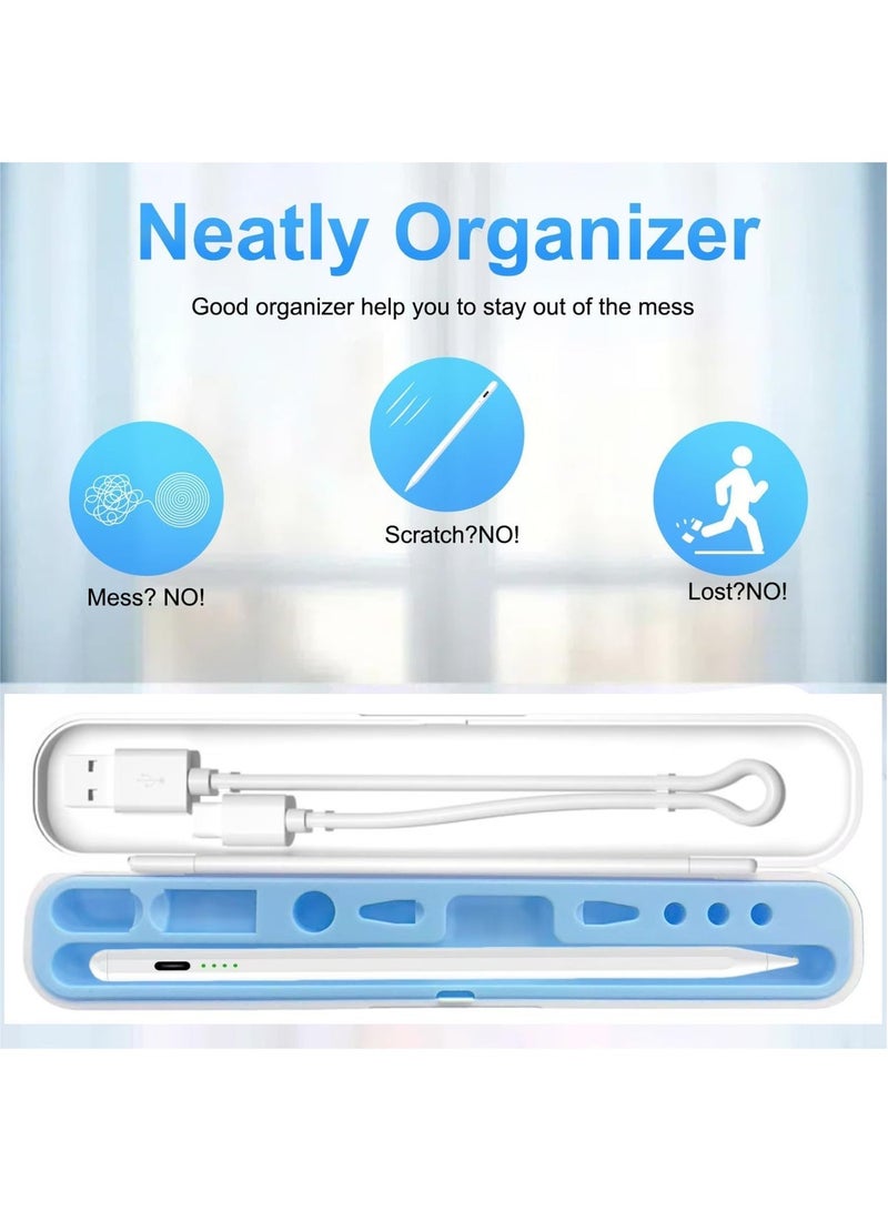 زاڤي قلم ايباد يدعم راحة اليد والميل، متوافق مع ايباد الجيل 6 إلى 11، ايباد برو 11/12.9، ايباد اير 3-7 وميني 5-7 (2018-2025) - Image 2