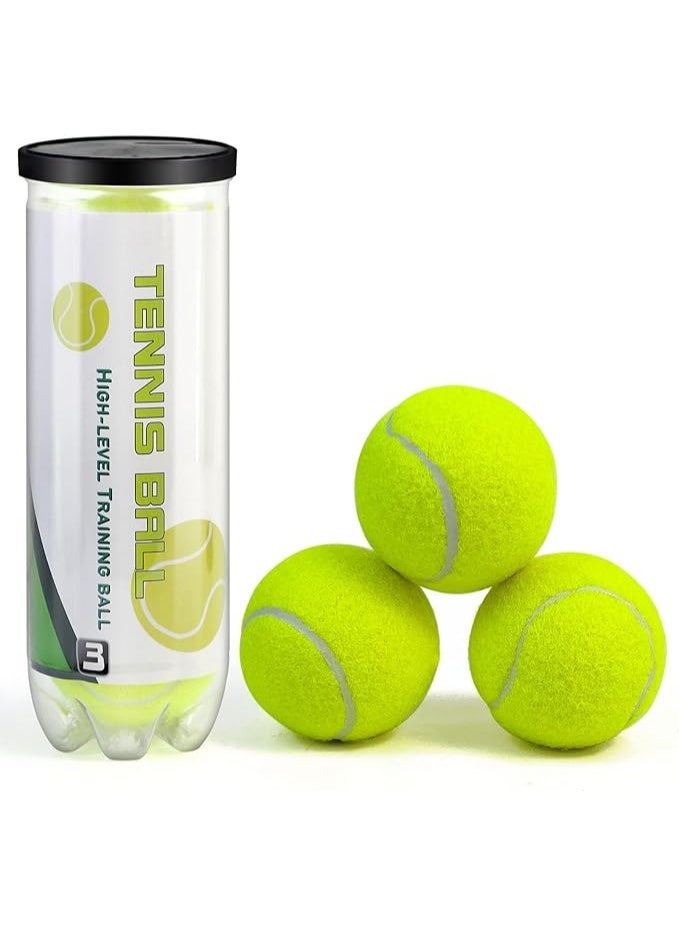 يوريفو عبوة من ثلاث كرات تنس عالية الارتداد للتدريب. مثالية للتدريب المتواصل، معبأة في عبوة محكمة الإغلاق للحفاظ على نضارتها. - Image 1