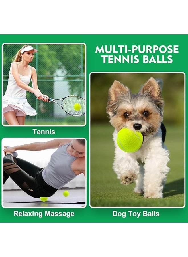 SKY-TOUCH 3-Pack High Bounce Practice Tennis Balls. Ideal for consistent training, delivered in a sealed tub for freshness. - Image 4