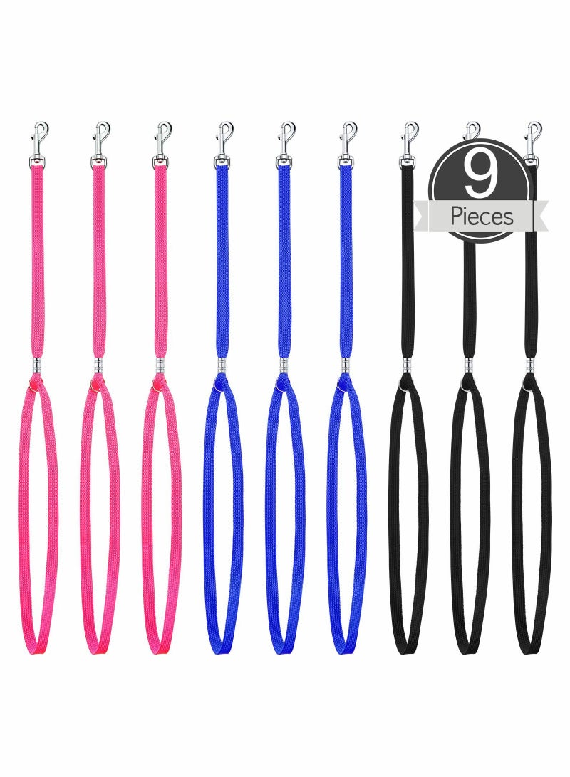 Adjustable Nylon Pet Grooming Loops Safety Restraint Rope for Dogs and Cats 9 Pack - Image 1